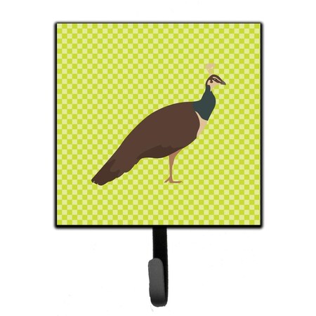Carolines Treasures Indian Peahen Peafowl Green Leash or Key Holder BB7753SH4